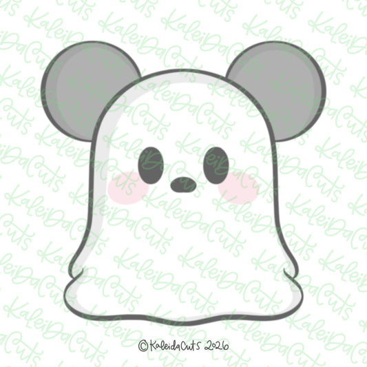 Chunky Mouse Ghost Cookie Cutter
