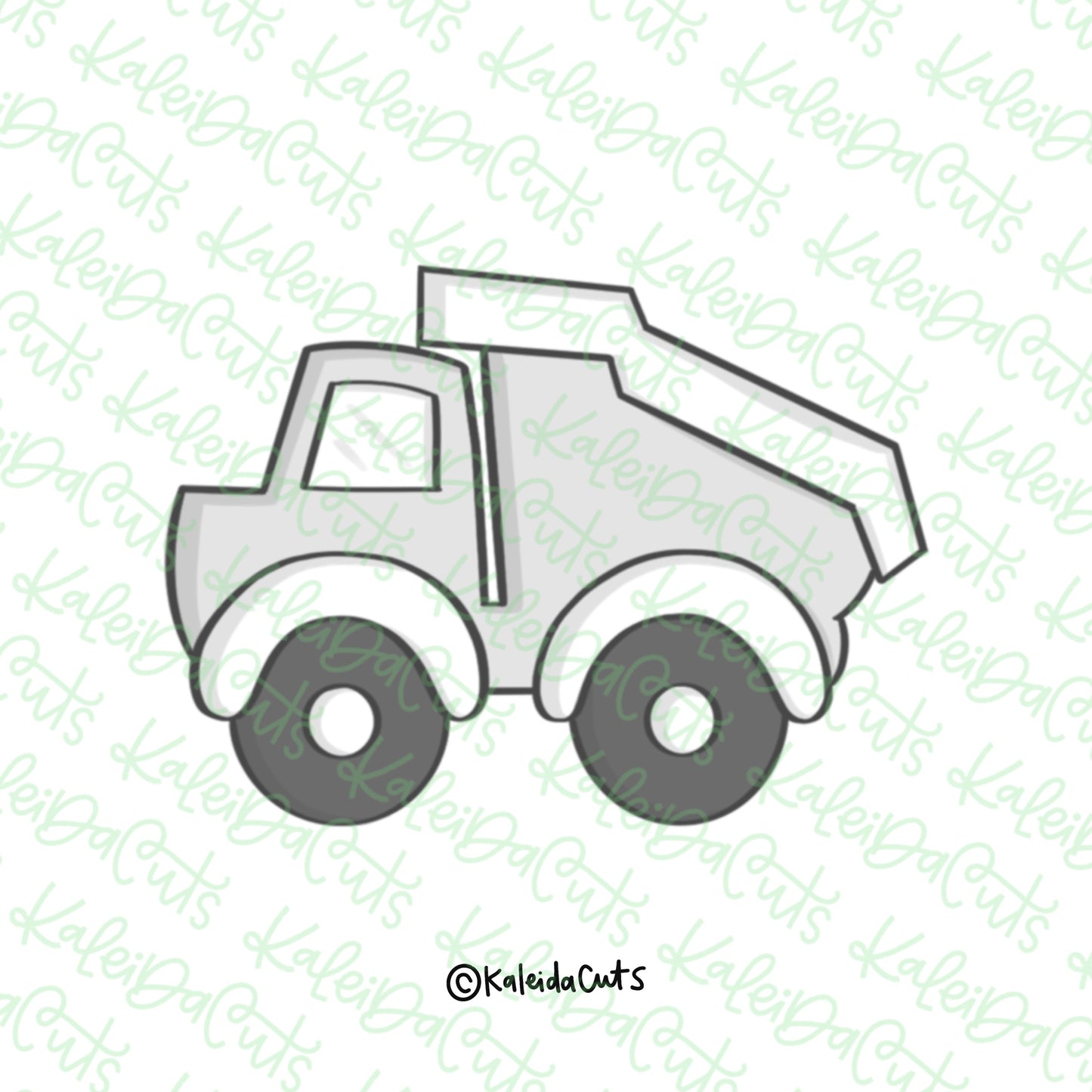 Construction Dumptruck Cookie Cutter