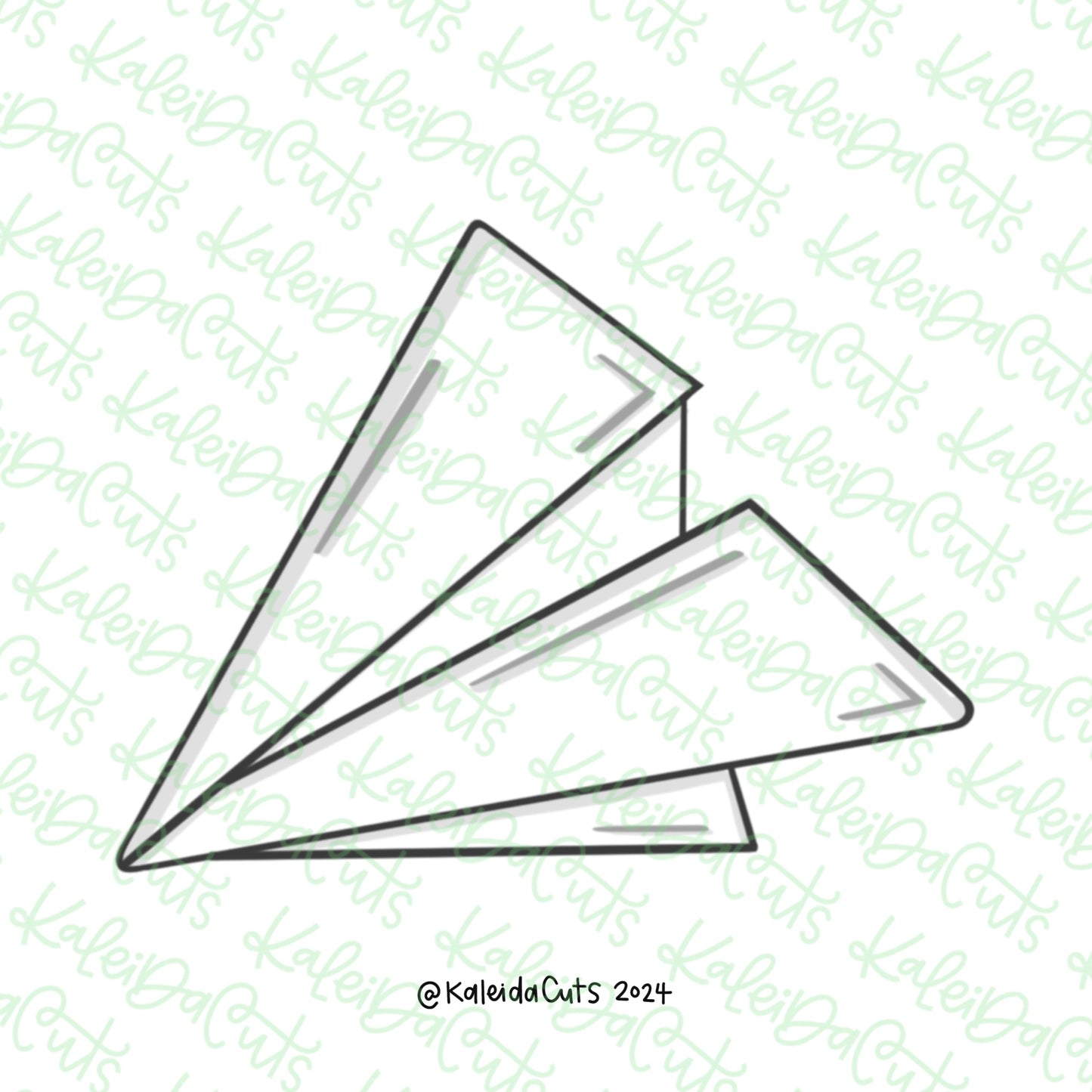 Paper Airplane Cookie Cutter