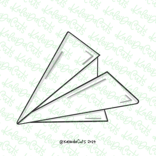 Paper Airplane Cookie Cutter