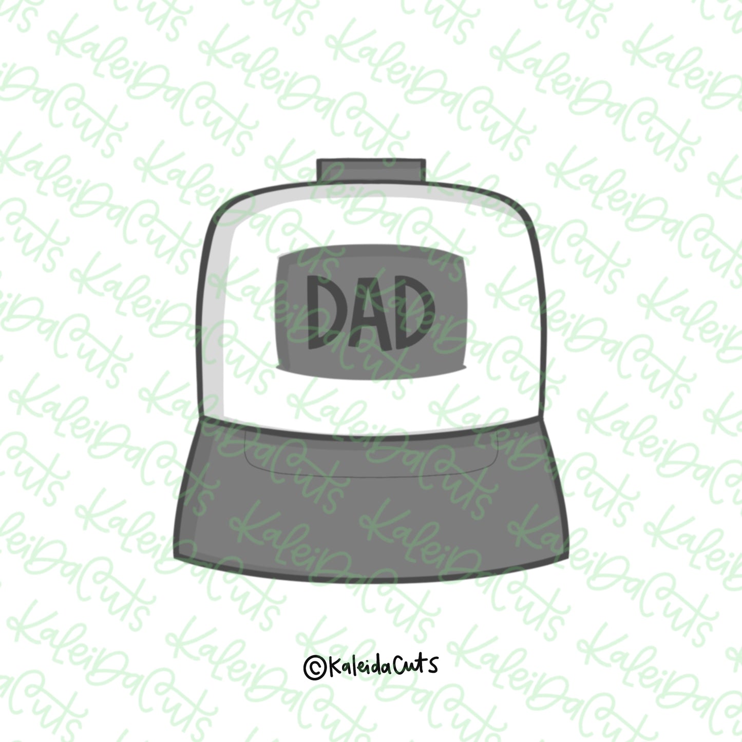 Square Baseball Cap Cookie Cutter