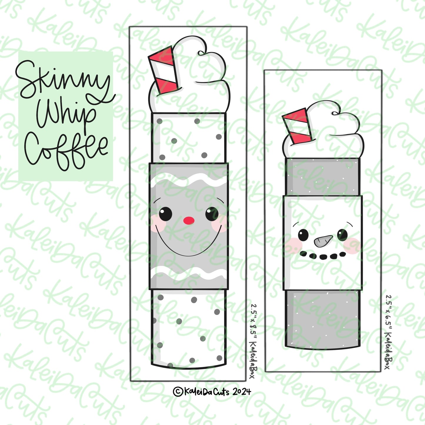 Skinny Whip Coffee Cookie Cutter