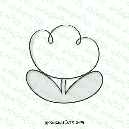 Squarish Tulip Cookie Cutter