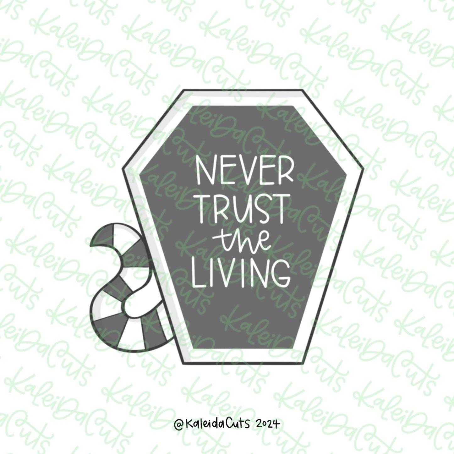 BJ Coffin Cookie Cutter