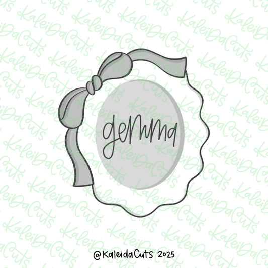 Gemma Plaque Cookie Cutter