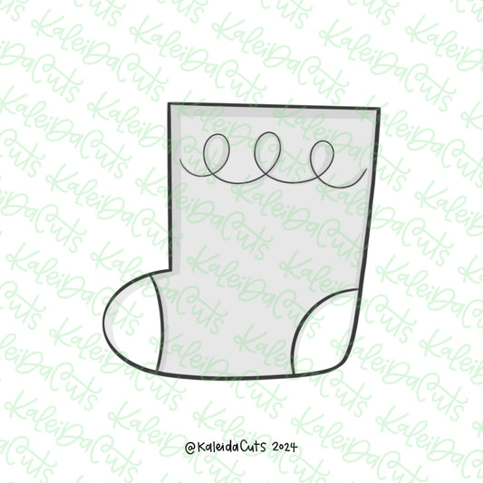 Chunky Stocking Cookie Cutter