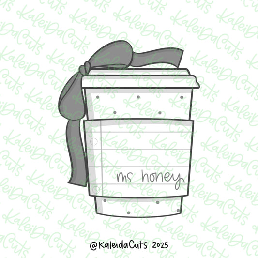 Coquette Coffee Cookie Cutter