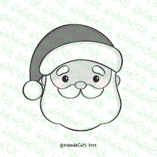 2024 Santa Claus Cookie Cutter