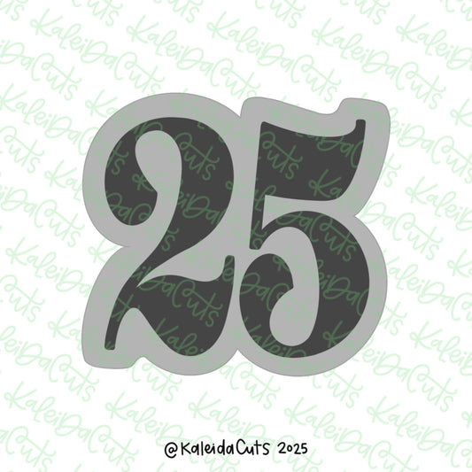 Twenty Five Cookie Cutter