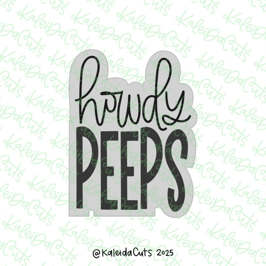 Howdy Peeps Cookie Cutter