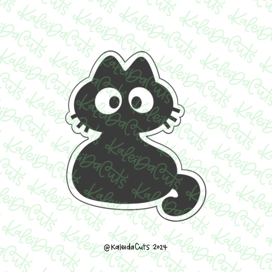 Spooky Cat Cookie Cutter