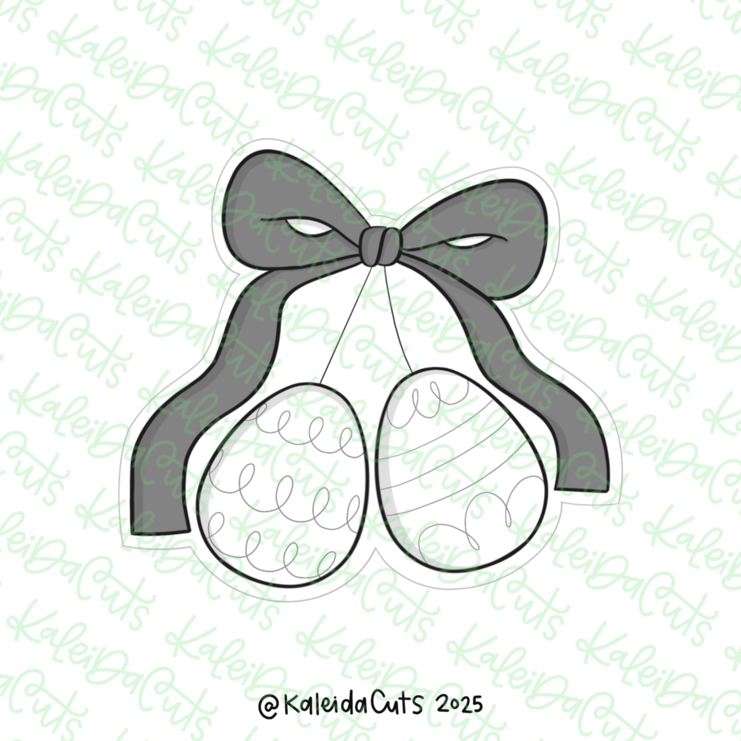 Coquette Eggs Cookie Cutter