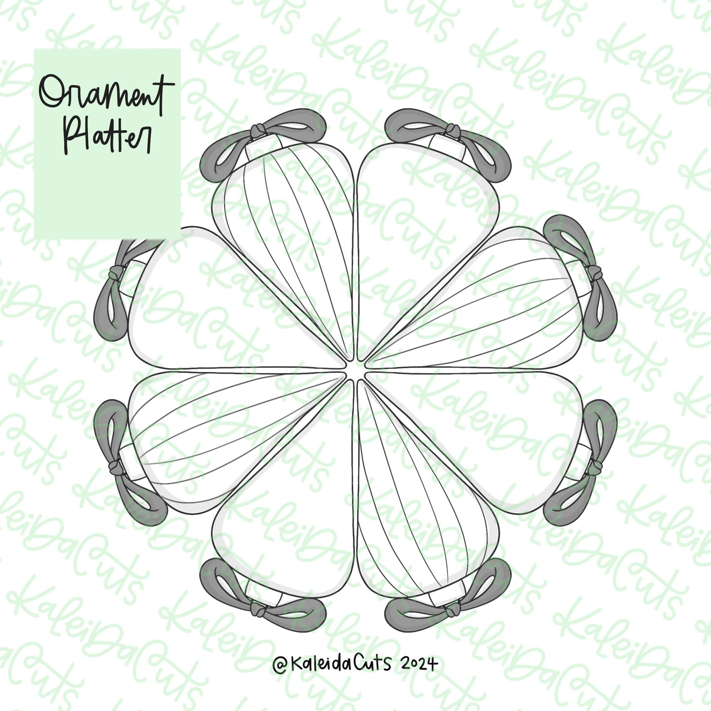 Ornament Platter Cookie Cutter