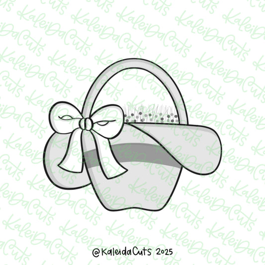 Cowgirl Hat Easter Basket Cookie Cutter