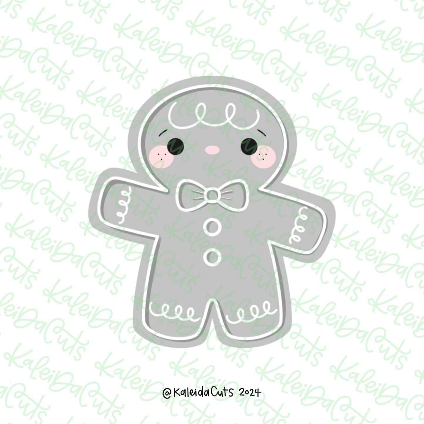 Baking Gingerbread Cookie Cutter