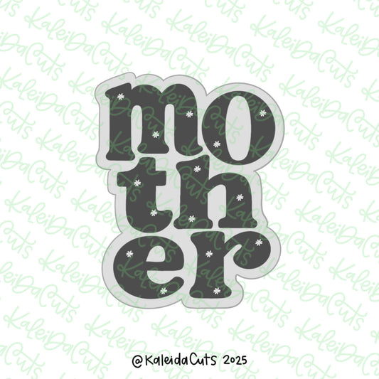 Mother Plaque Cookie Cutter