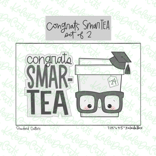 Congrats SmarTEA Cookie Cutter Set of 2