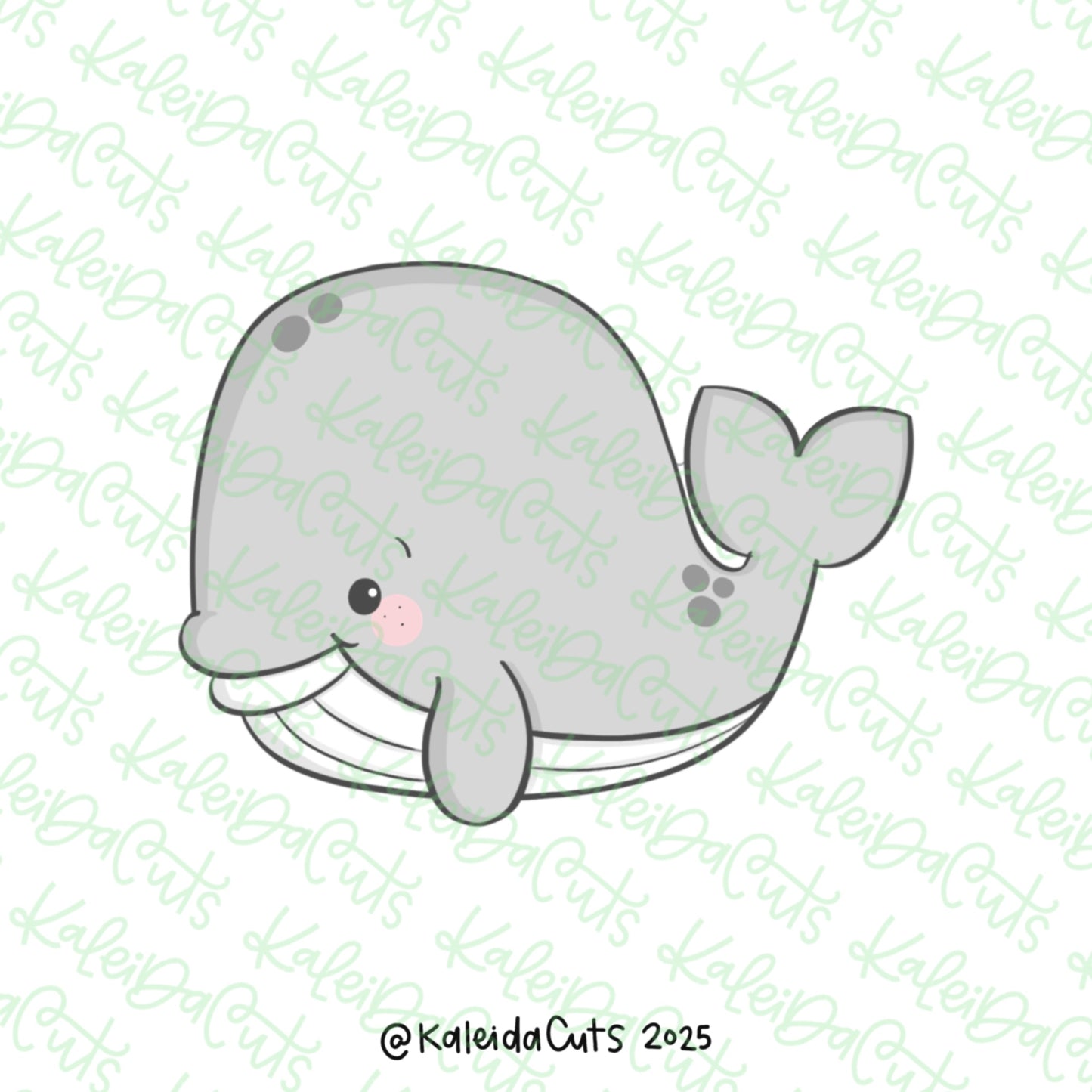 Cute Whale Cookie Cutter
