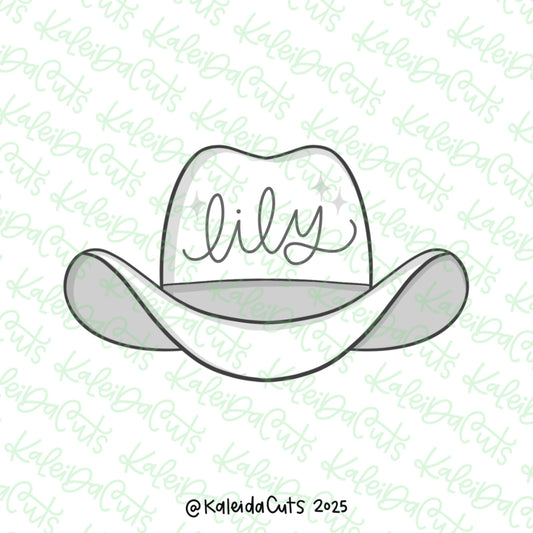 Cowgirl Hat Cookie Cutter