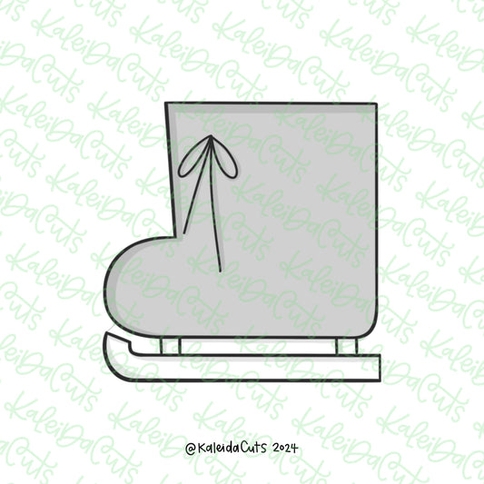Chunky Ice Skate Cookie Cutter
