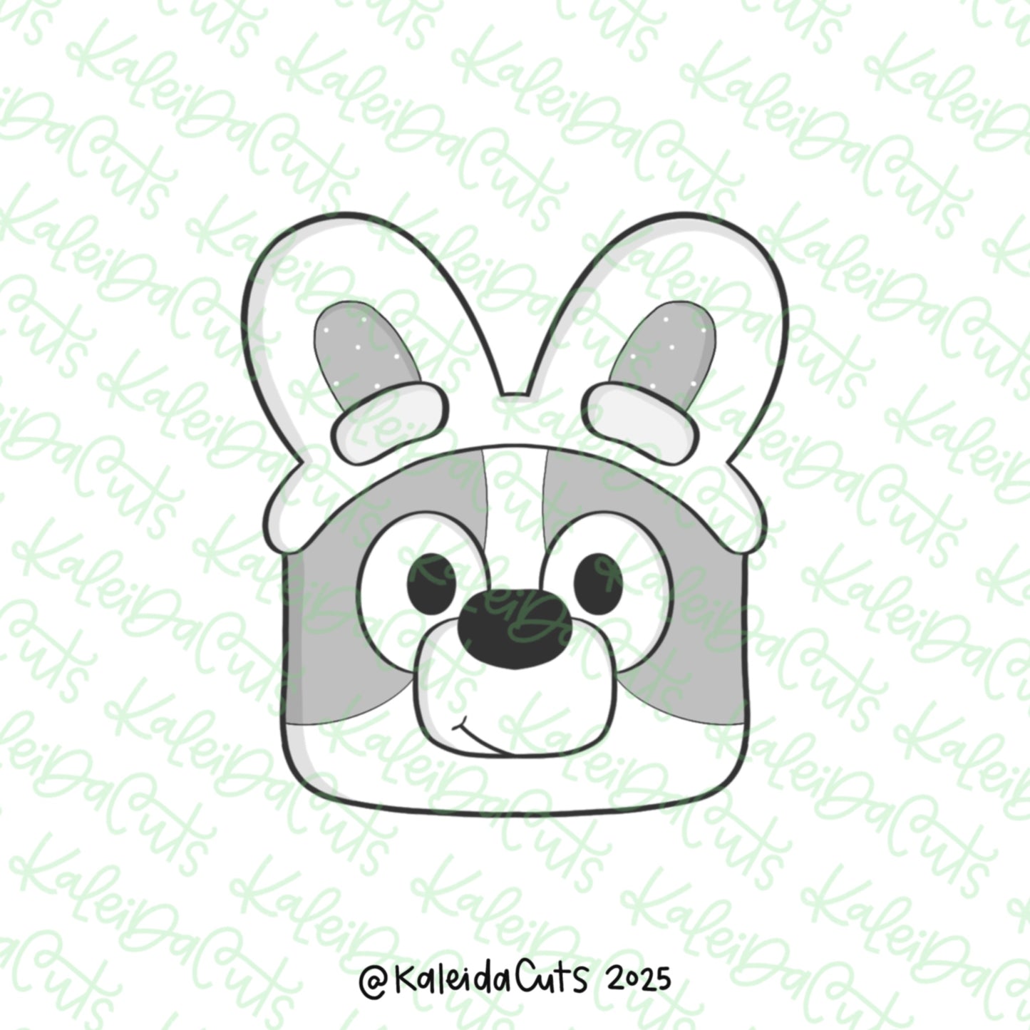 2025 Easter Character Pup Cookie Cutter