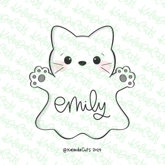 Cat Ghost Cookie Cutter