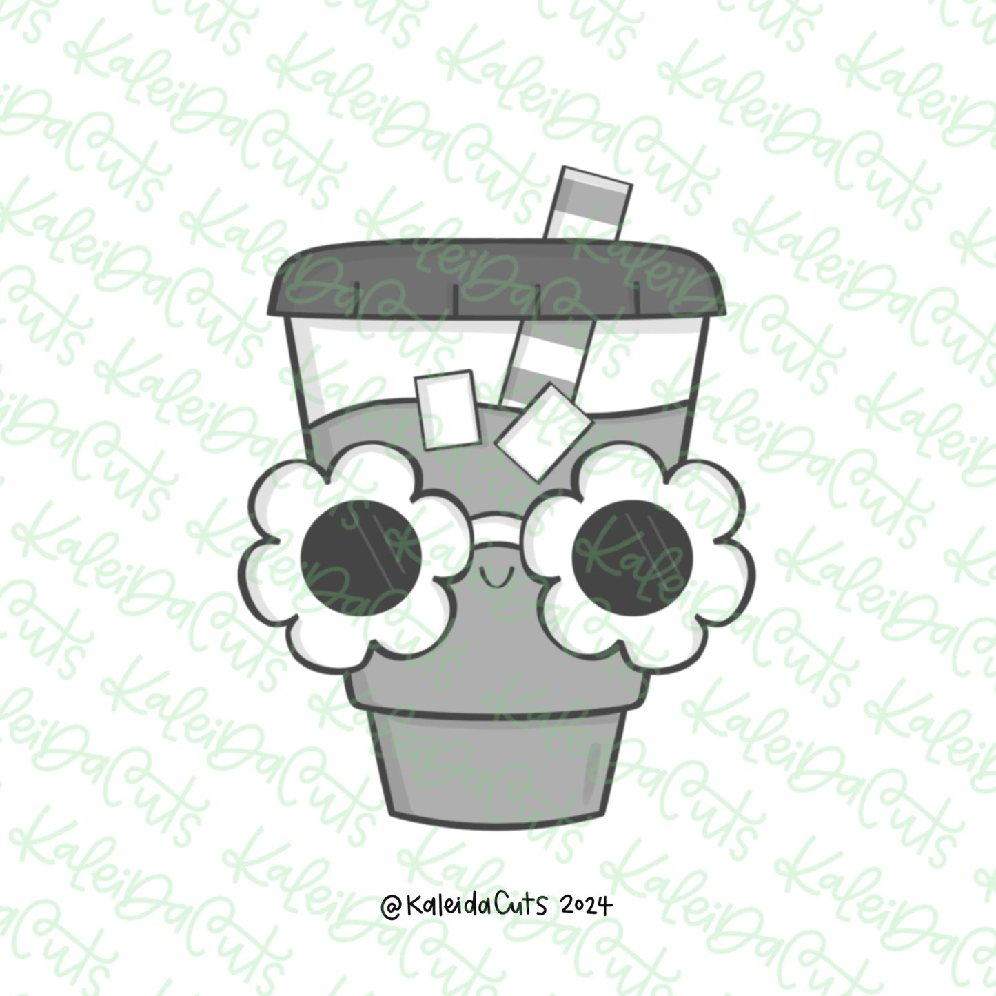 Vibes Iced Coffee Cookie Cutter