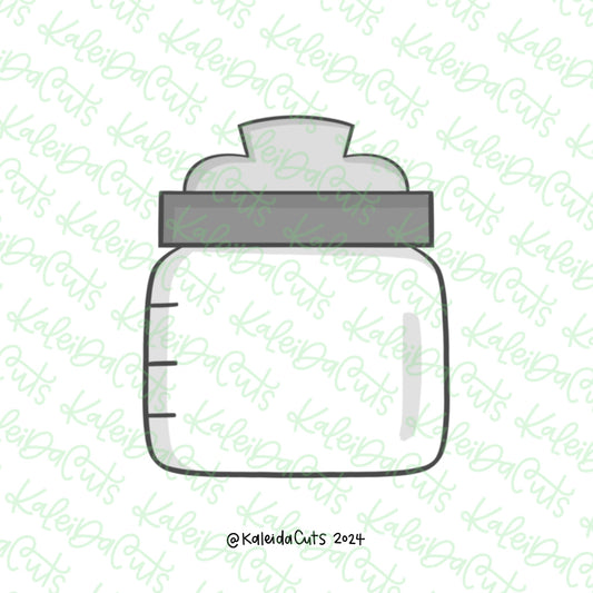 Square Baby Bottle Cookie Cutter