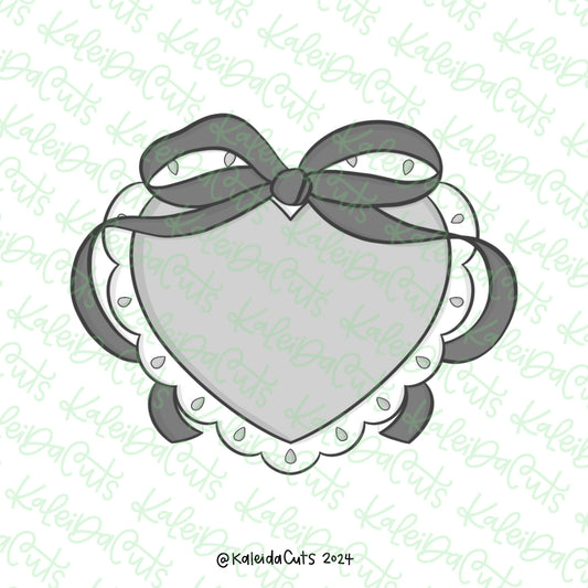 Scalloped Heart Coquette Cookie Cutter