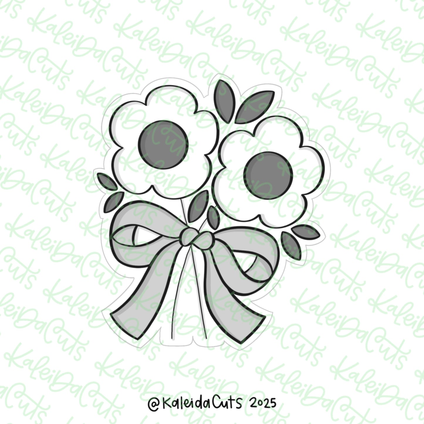 Easter Bouquet Coquette Cookie Cutter