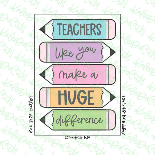 Thin Pencil Cookie Cutter