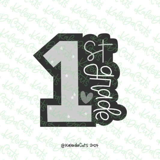 1st Grade Plaque Cookie Cutter