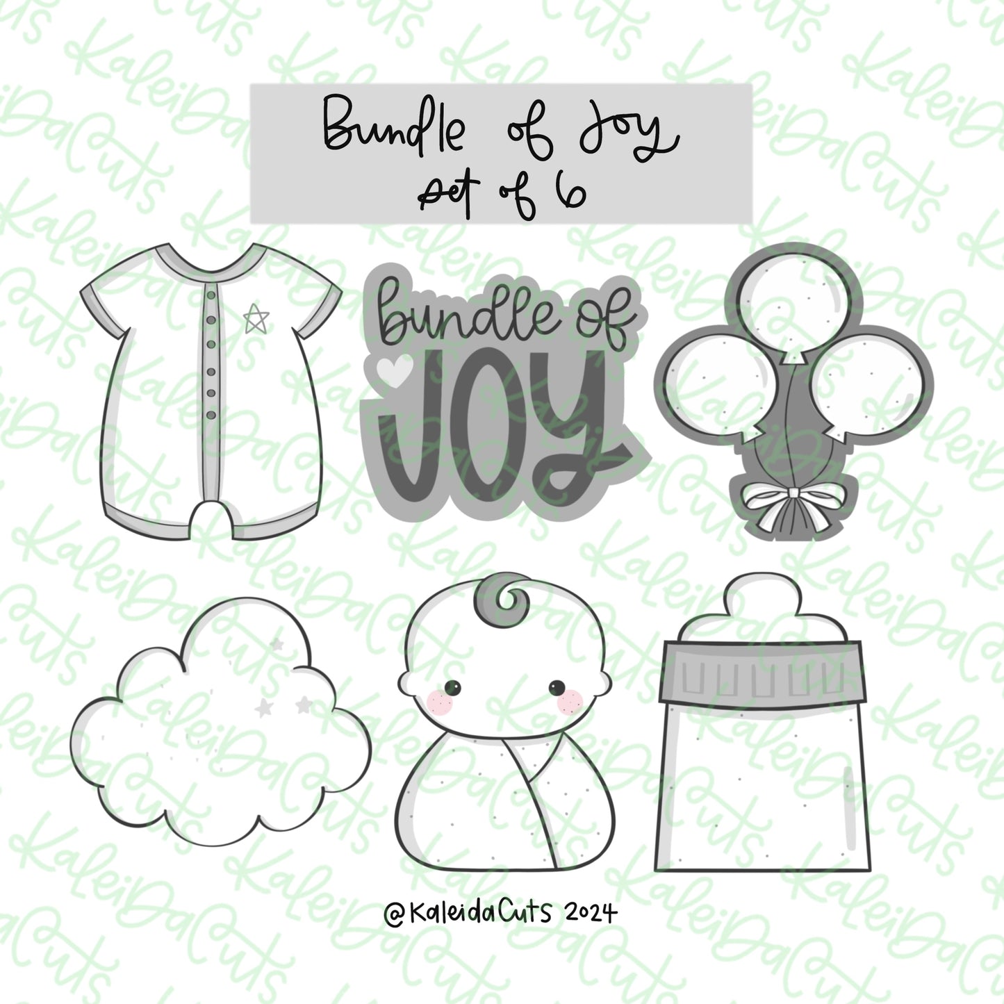 Bundle of Joy Cookie Cutter Set of 6