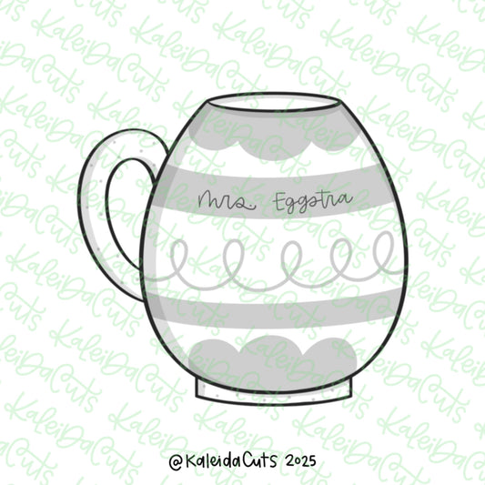 Easter Egg Coffee Mug Cookie Cutter
