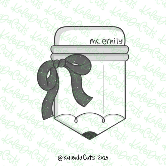 Pencil Coquette Cookie Cutter