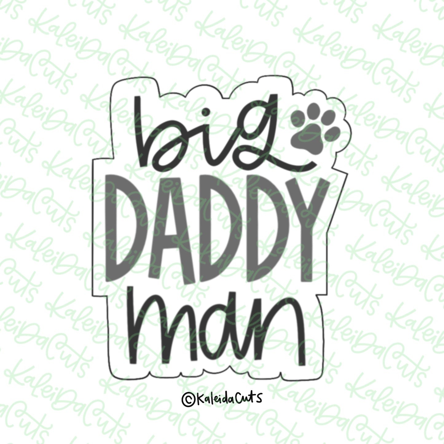 Big Daddy Man Cookie Cutter