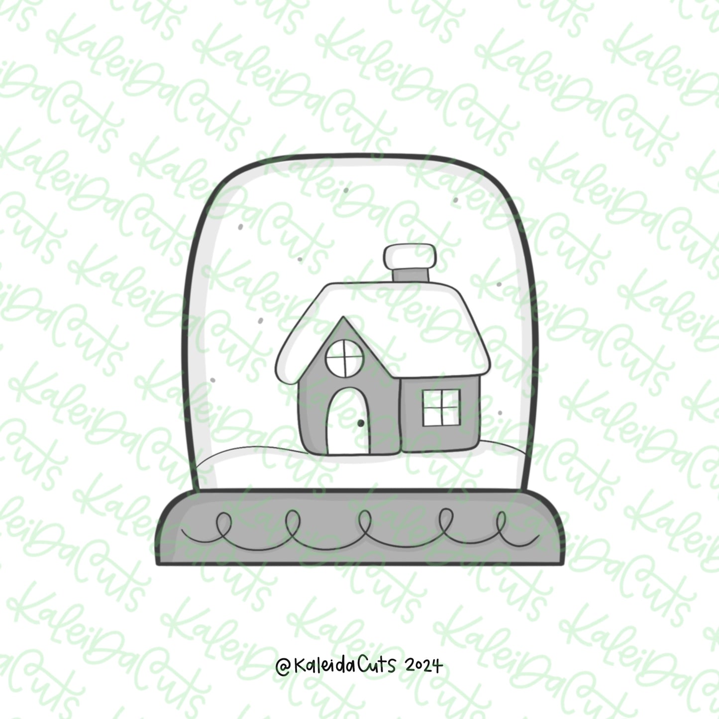 Chunky Snow Globe Cookie Cutter