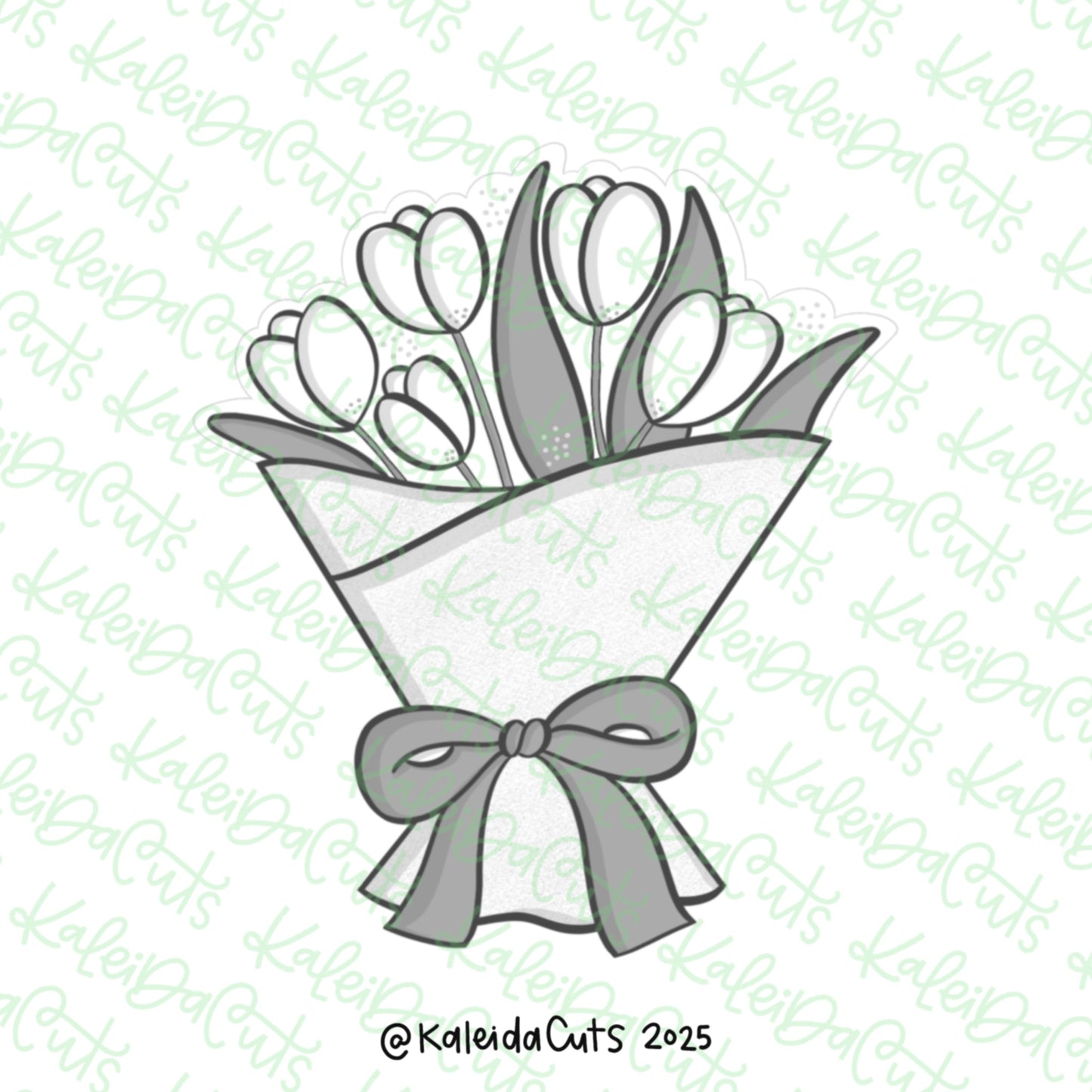 Tulip Bouquet Cookie Cutter