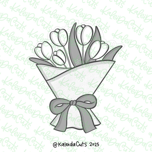 Tulip Bouquet Cookie Cutter
