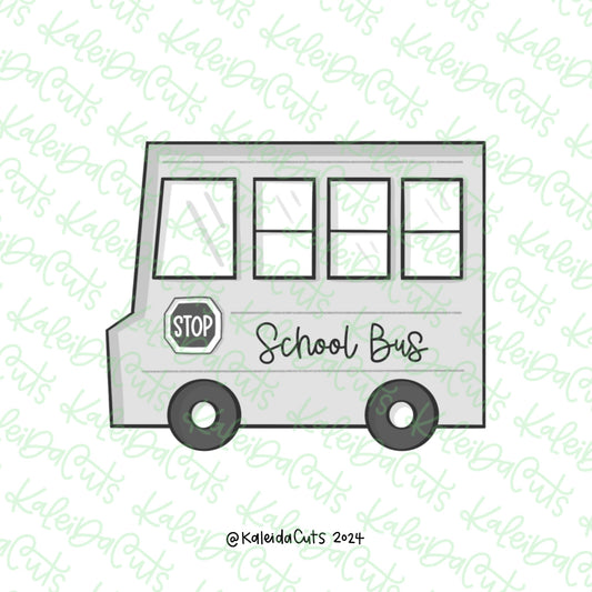 Square Bus Cookie Cutter