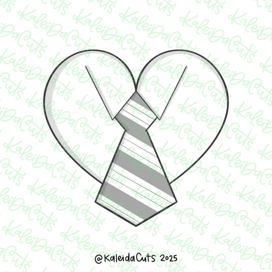 Heart Tie Cookie Cutter