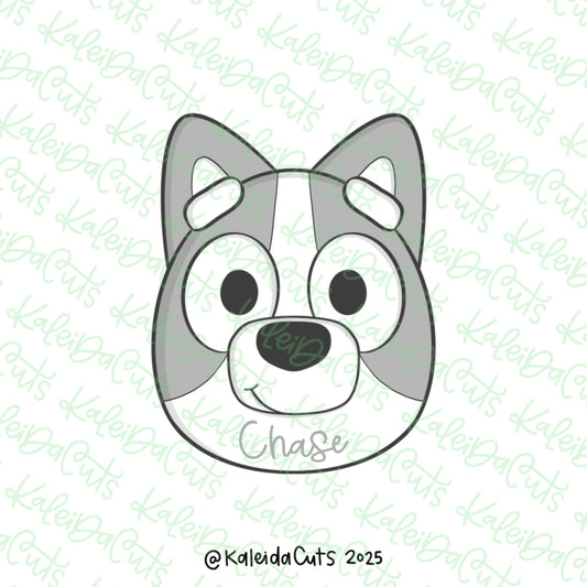 Blue Pup Egg Cookie Cutter