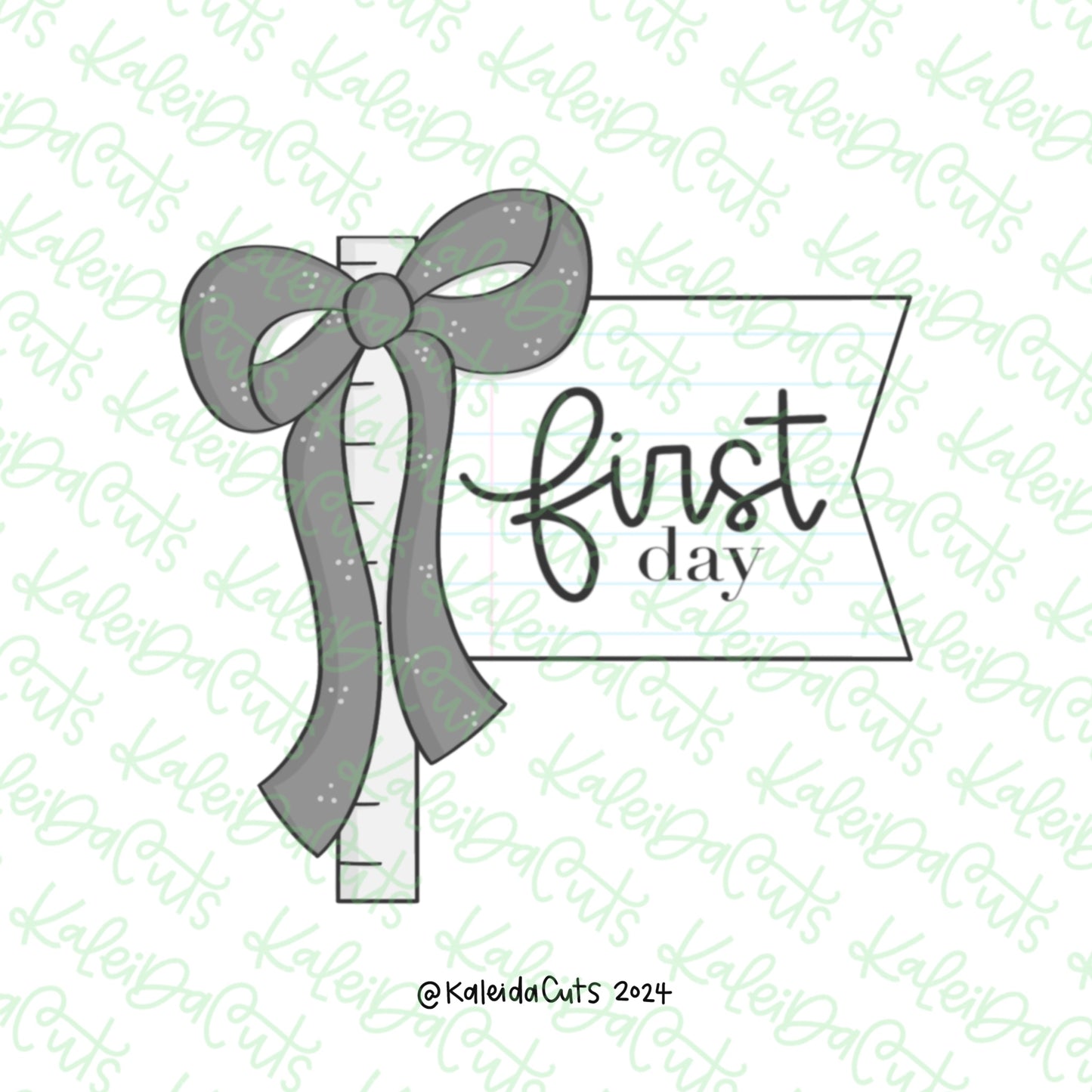 First Day Flag Cookie Cutter