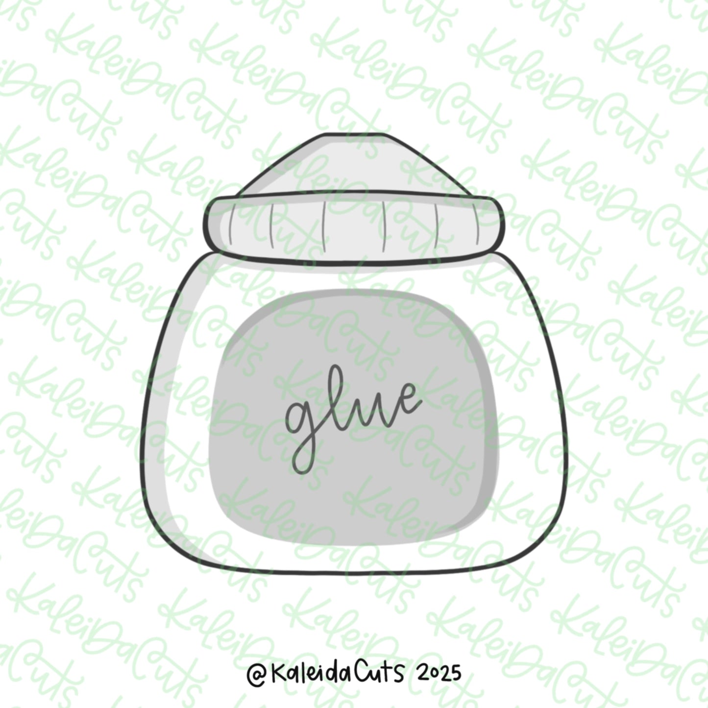 Squarish Glue Cookie Cutter