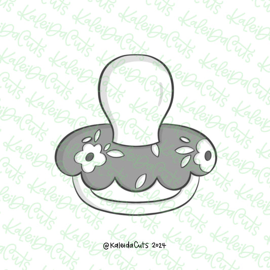 Scalloped Pacifier Cookie Cutter