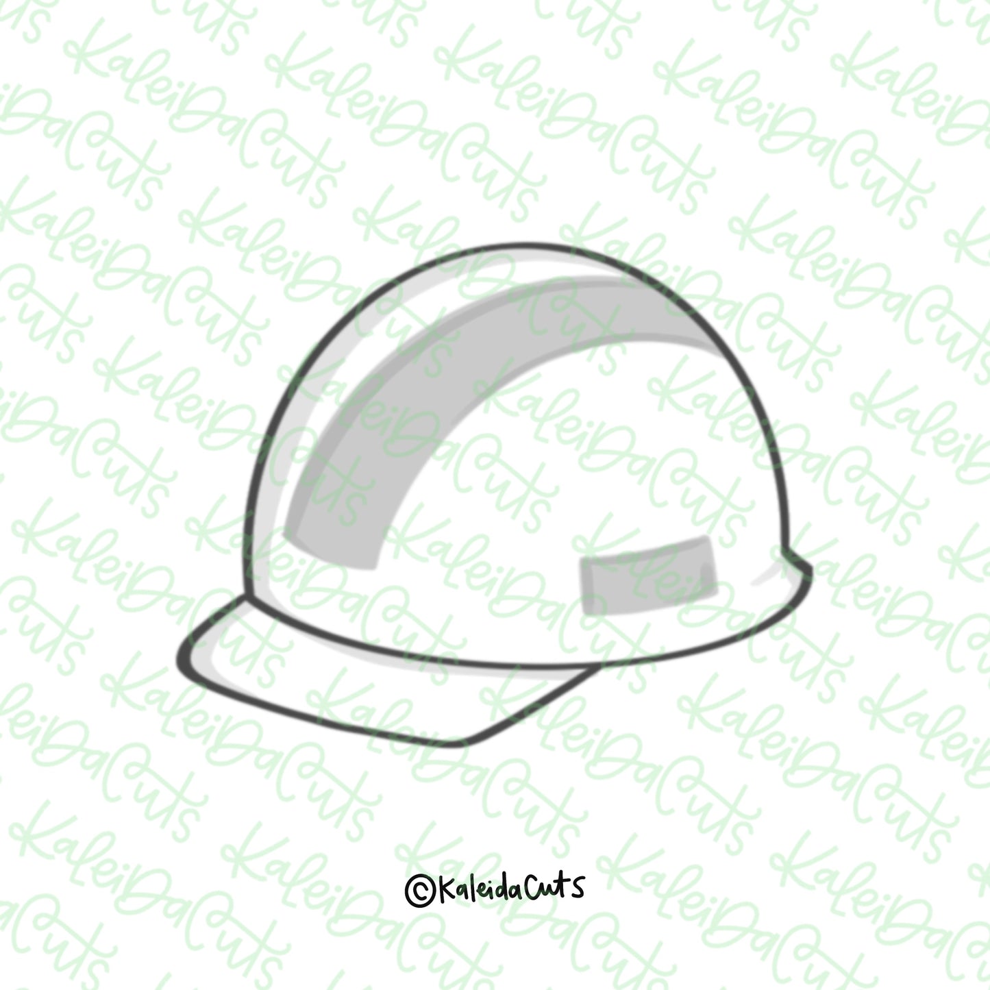 Construction Hat Cookie Cutter