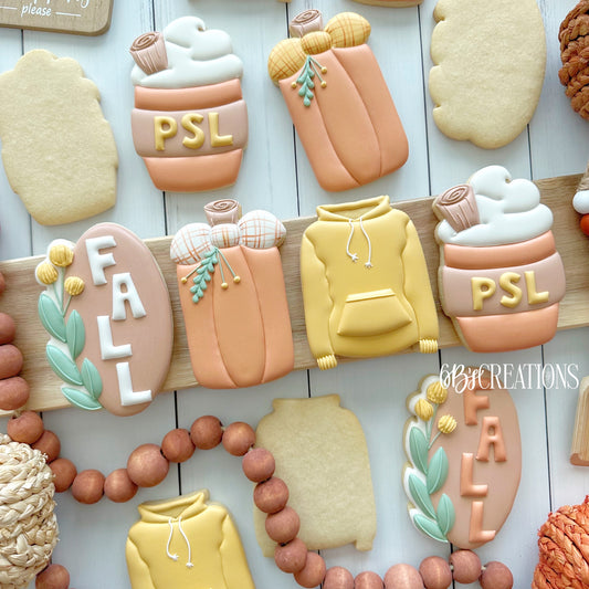 6B's Creations "Cozy Fall" Set of 4 Cookie Cutters