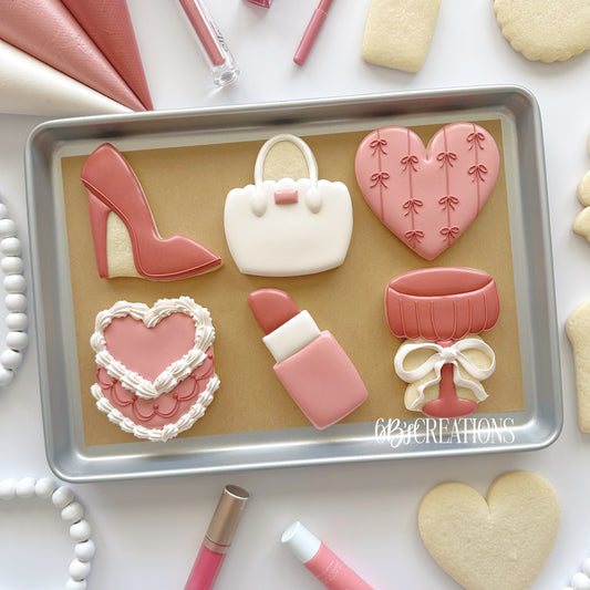 6 B's Creations (Teaching Partners) Girl's Night Out Cookie Cutters Set of 6