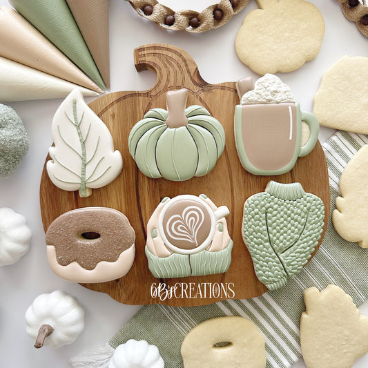 6 B's Creations (Teaching Partners) Cozy Coffee 2025 Set of 6 Cookie Cutters