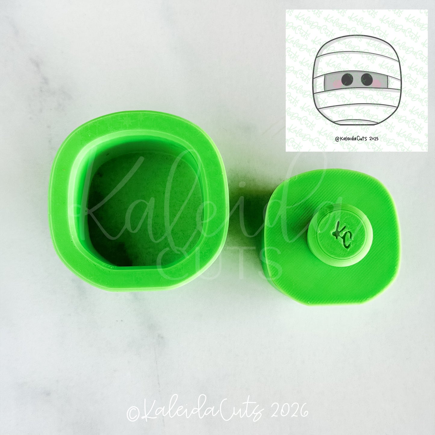 Simple Mummy Face Kaleida Popper